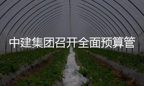 评审会议中建召开管理模型集团预算全面