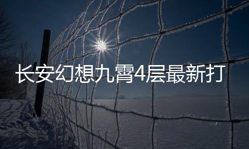 幻想打法最新攻略九霄长安4层
