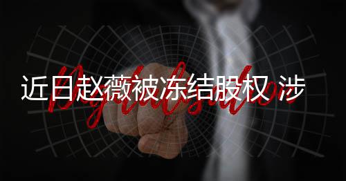 额达2万赵薇被冻涉多司数近日结股家公权